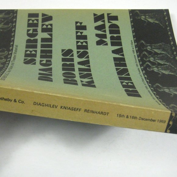 Decor Costume Design Diaghilev Ksiaseff Sothebys Catalog 1 & 2 Dance Ballet 1969 - Picture 7 of 8
